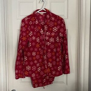 Joe Fresh Red Snowflake Pajama Set